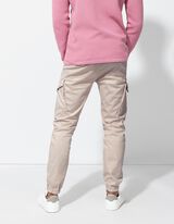 Cargobroek - Regular waist - beige