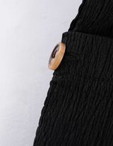 Hose - einfarbig - schwarz