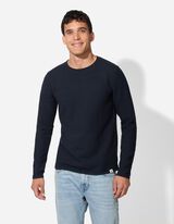 Pullover - Scollo rotondo - blu scuro