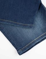 Bermuda  - Straight fit - donkerblauw