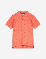 Polo - Stampa allover - arancione