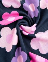 Jurk - Uitlopend - donkerblauw