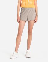 Šortky - Široké nohavice - béžová