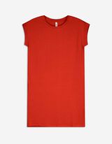 Kleid - gerade geschnitten - Orange