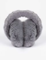 oorwarmers - Kunsthaar - donkergrijs