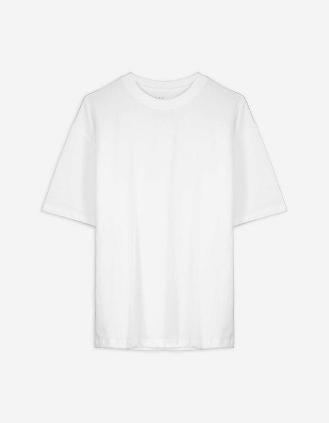 Tričko - Oversized Fit - biely