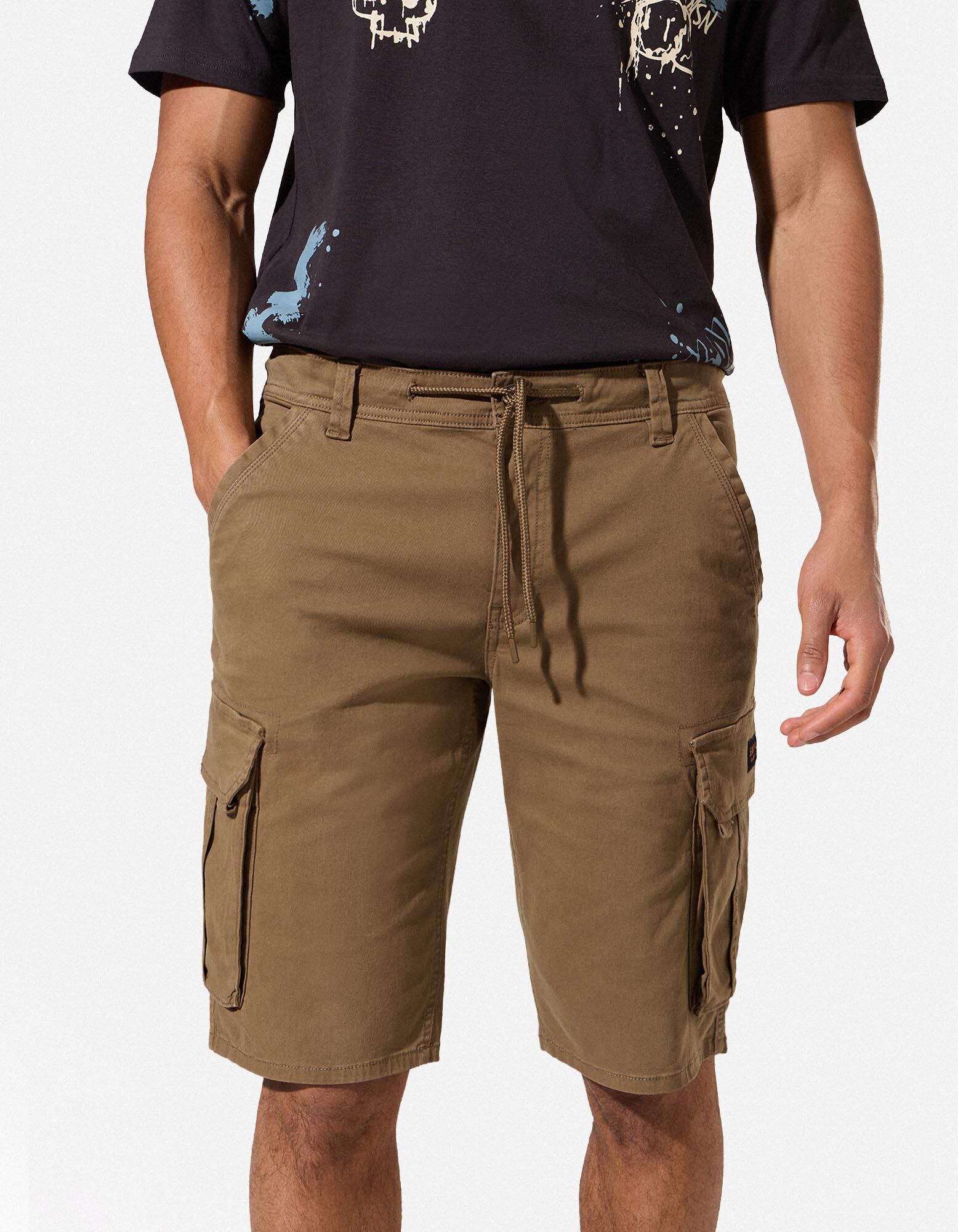 Short cargo - Pantalon cargo - Brun