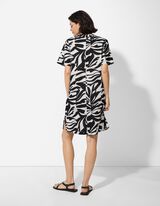 Kleid - Seitenschlitz - weiß