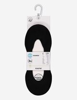 Prot&egrave;ge-pieds - Lot de 3 - Noir