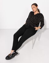 Laisvalaikio kelnės - Raištelis - juodas