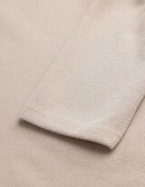 Propínací mikina - Šňůrka - bílá