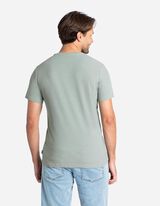 Tričko - Henley v&yacute;strih - zelena