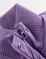 Steppweste - Cropped - lila