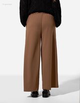 Hose - Elastischer Verschluss - braun