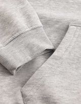 Sweatjacke - Oversized Fit - Hellgrau