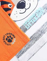 Set composto da top e pantaloni - Stampa - blu scuro