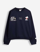 Sweatshirt - Peanuts - Dunkelblau