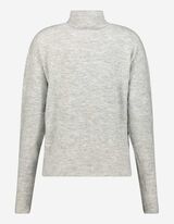 Džemper - Ruska kragna - sivo