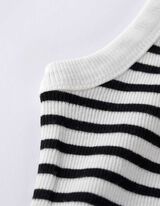 Midi haljina - Bočni prorez - bela