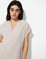 Palaidinė - Muslinas - smelio spalvos