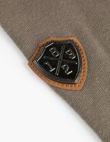 Kapucnis felső - Kenguruzseb - zöld