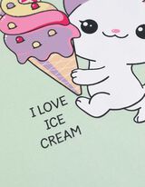 Majica kratkih rukava - Print - svijetlo zelena