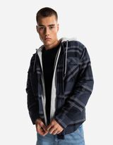 Blousjas - Afneembare capuchon - donkerblauw