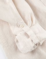 Camicia - Misto lino - beige