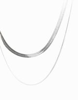 Ketting - Effen - zilver