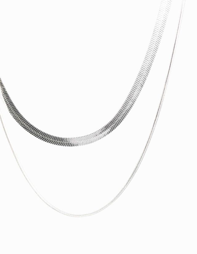 Ketting - Effen - zilver
