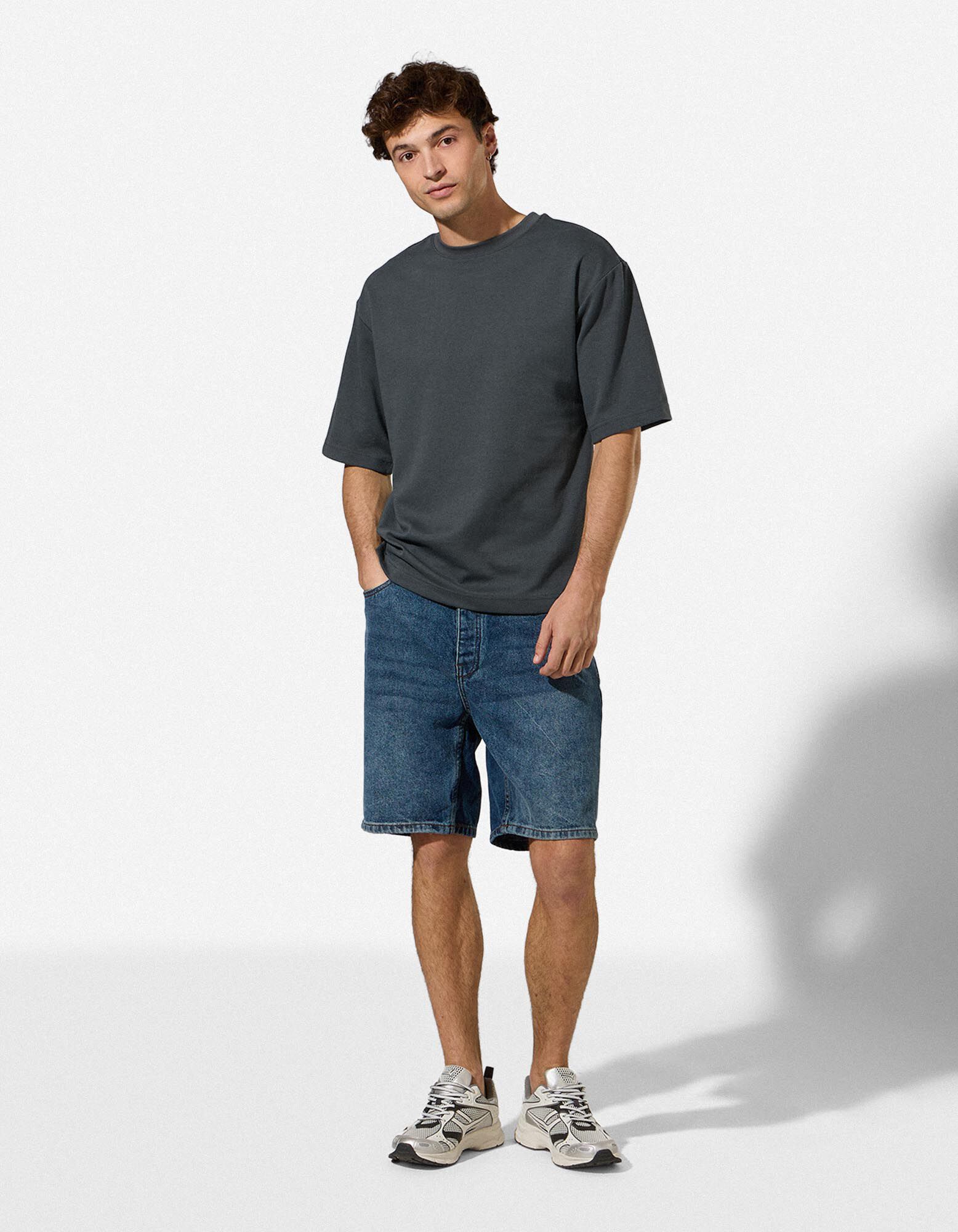 T-Shirt - Oversized Fit - Khaki