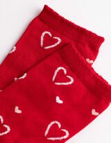 Socken - gemustert - Rot