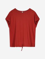 Shirt - Kordel - dunkelrot