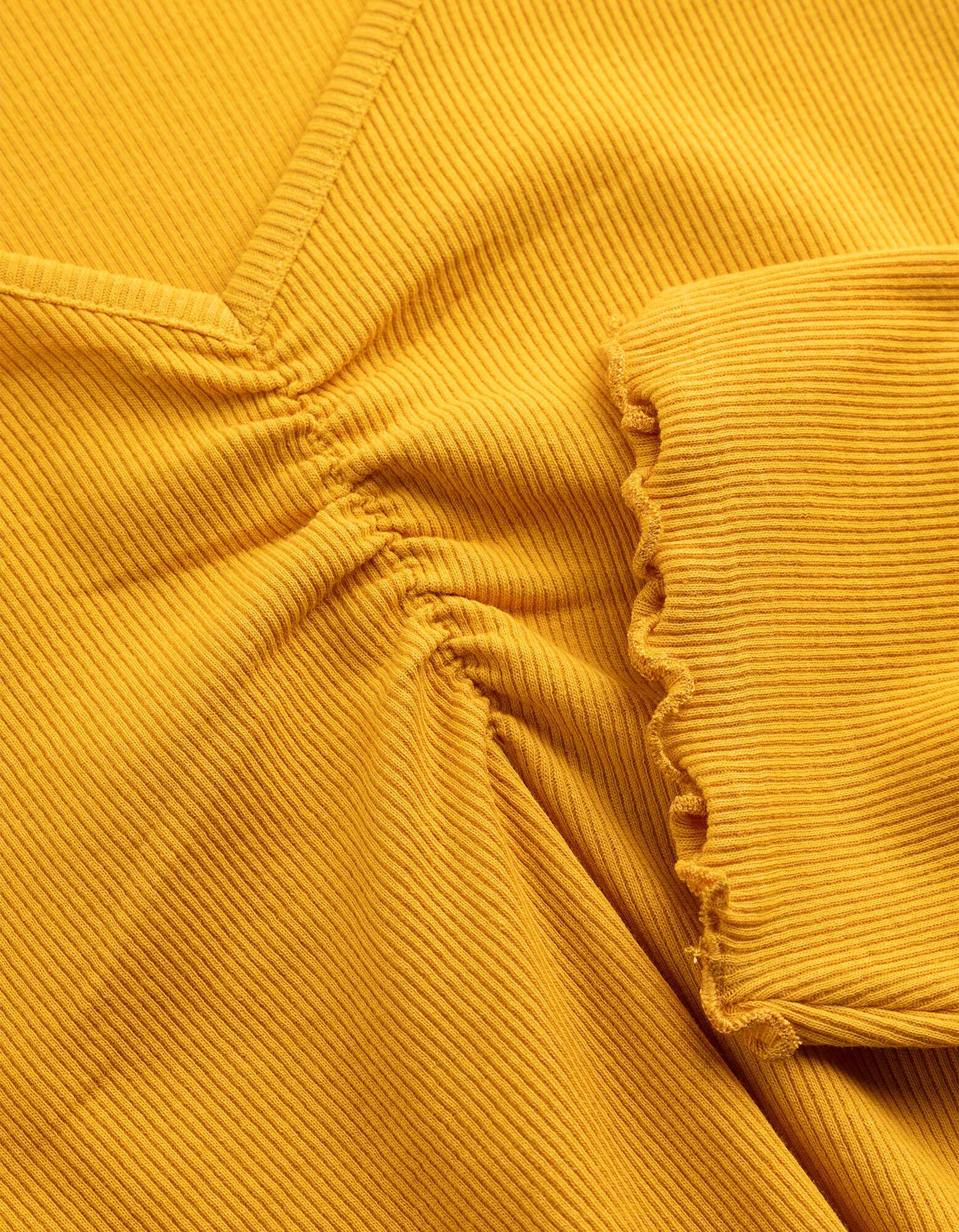 Langarmshirt - Dreiviertel&auml;rmel - Gelb