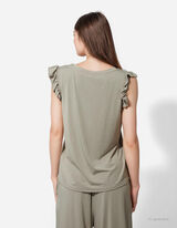 Top - Delež viskoze - svetlo zelena