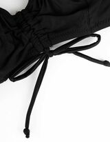 Bikinitop - Gerecycled polyester - zwart