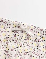 Legging - Bord&aacute;zott - feher