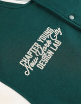 Tepl&aacute;kov&aacute; bunda - Zadn&yacute; v&yacute;tlačok - tmavozelena