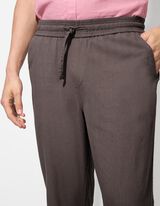 Hlače - Lanena me&scaron;anica - bez