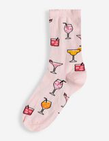Socken - Lange Schaft - Rosa