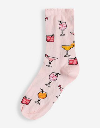 Socken - Lange Schaft - Rosa