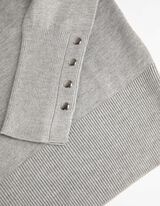 Pulover - Amestec viscoză - Gri