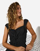 Kleid - Viskose-Anteil - Schwarz