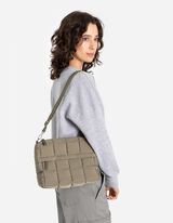 Borsa a tracolla - Scomparto per monete con zip - verde