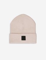 Gebreide muts - Omslag - beige