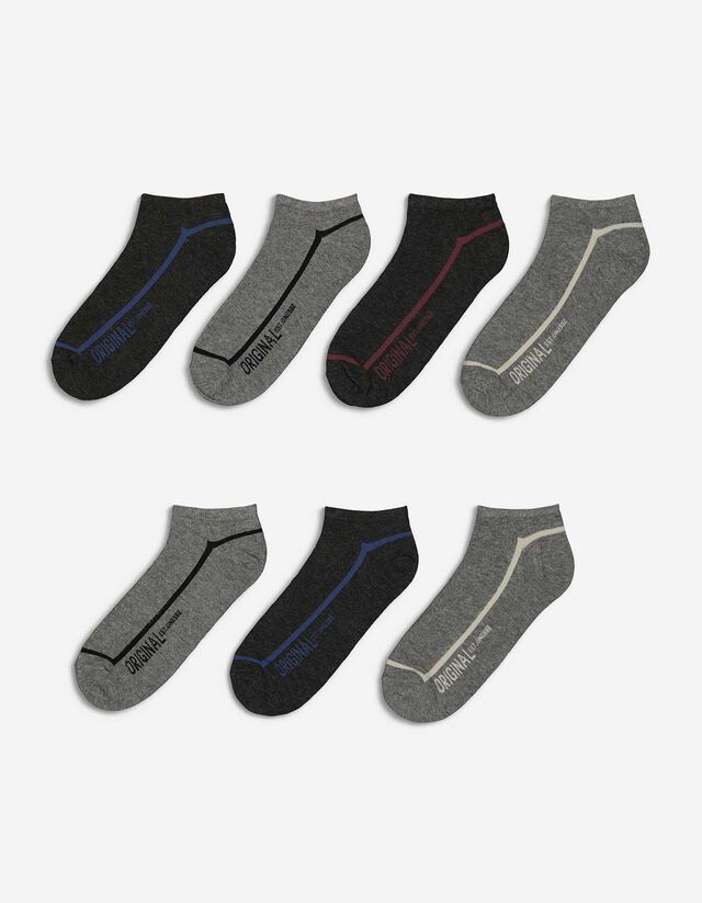 Calze sneakers - Confezione da 7 pezzi