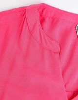 Abito blusato - LENZING™ ECOVERO™ - rosa fucsia