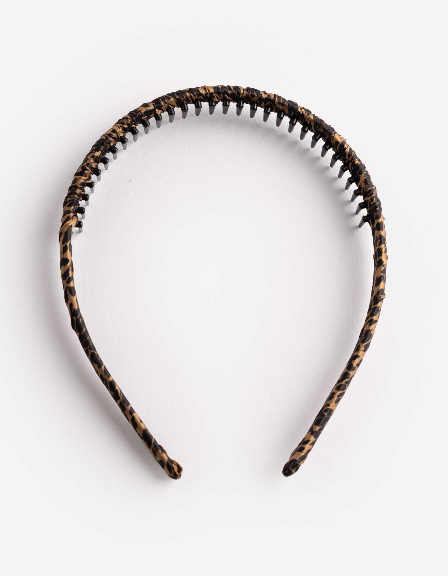 Nakit za kosu - Leopard print - crna