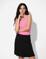 Minisukňa - Podiel visk&oacute;zy - cierna