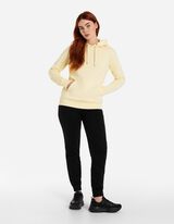 Dukserica sa kapuljačom - Kengur džep - svetlo-zuta